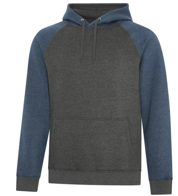 ESACTIVE® VINTAGE TWO TONE HOODED SWEATSHIRT. F2044 - Image 2