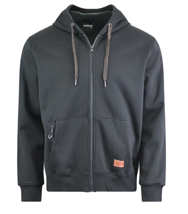 Zippered Men's Work Hoodie TK-1838 - Image 2