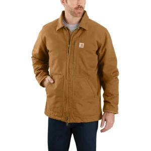 Carhartt Loose Fit Washed Duck Sherpa Lined Coat - 104293