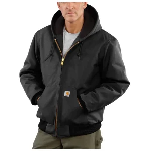 Carhartt Loose Fit Firm Duck Insulated Flannel-Lined Active Jac - J140