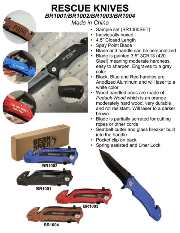 Bison River Rescue Knife - BR1001 - Image 8