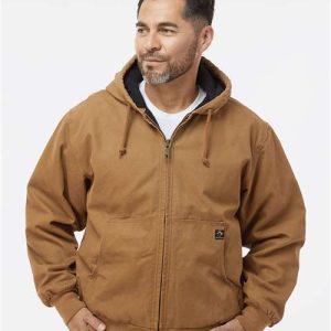 Dri Duck Cheyenne Boulder Cloth Hooded Jacket with Tricot Quilt Lining 5020