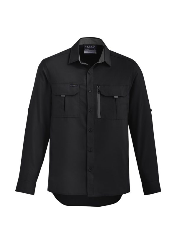 Syzmik Men's Outdoor Long Sleeve Shirt ZW460 - Image 4