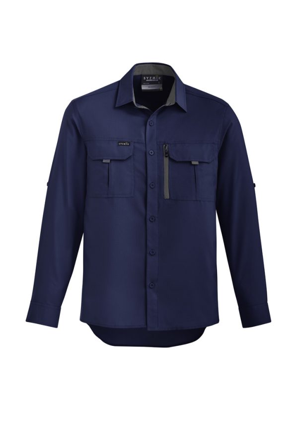 Syzmik Men's Outdoor Long Sleeve Shirt ZW460 - Image 3