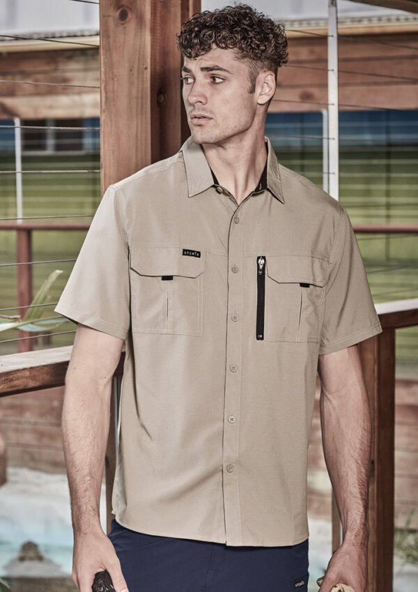 Mens Outdoor Short Sleeve Shirt - ZW465