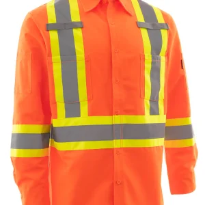 Hi Vis Ripstop Safety Work Shirt - 024-75100