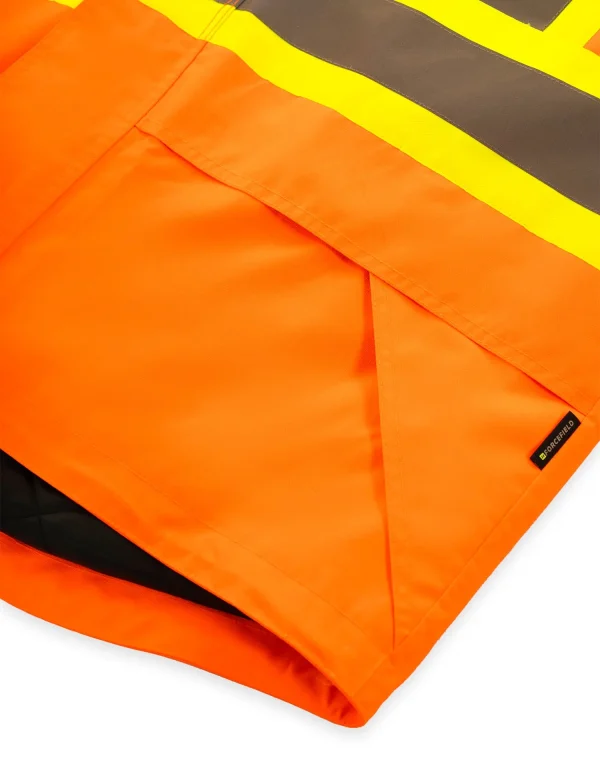 Orange "Torngat" Premium Ripstop 4-in-1 Hi-Vis Safety Parka - 024-EN705RAOR - Image 8