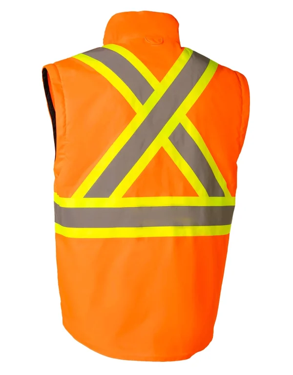 Orange "Torngat" Premium Ripstop 4-in-1 Hi-Vis Safety Parka - 024-EN705RAOR - Image 3