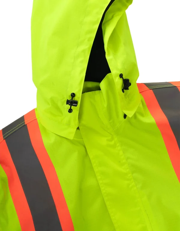 Lime "Torngat" Premium Ripstop 4-in-1 Hi-Vis Safety Parka - 024-EN705RLY - Image 7