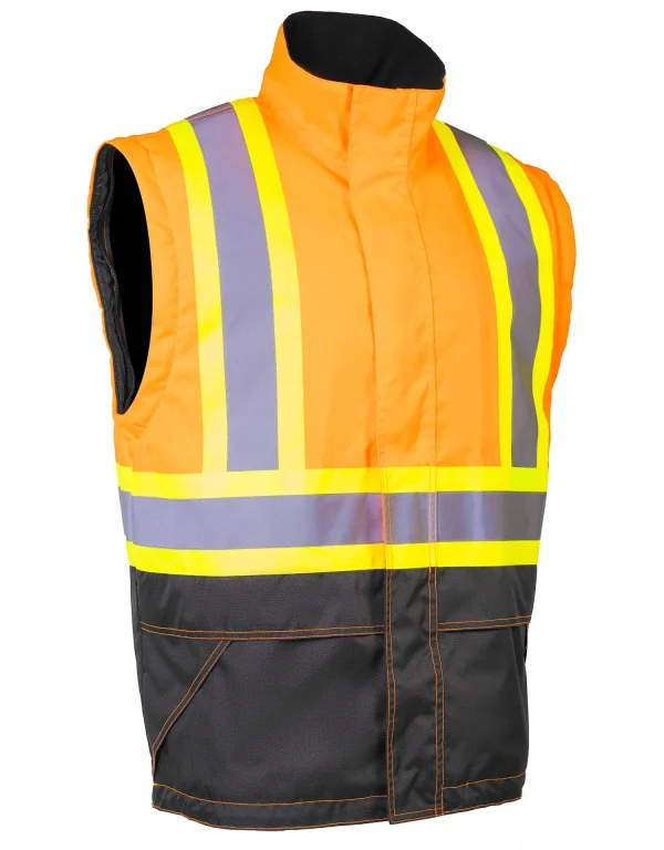 "Torngat" Premium Ripstop 4-in1 Hi-Vis Safety Parka - 024-EN705ROR - Image 3