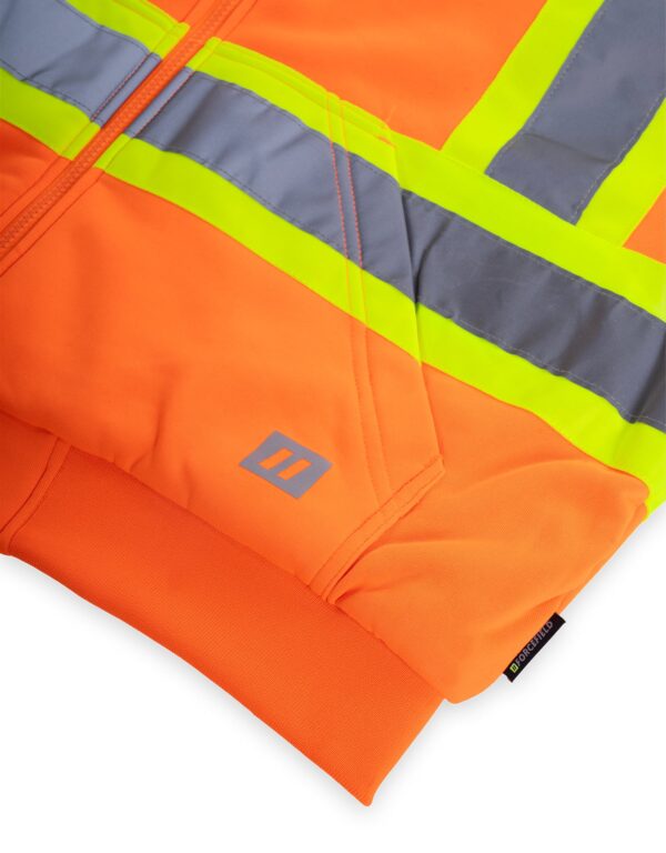 Safety Hoodie with Quilted Liner - 024-P814Q - Image 4