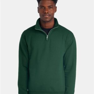 JERZEES Nublend Cadet Collar Quarter-Zip Sweatshirt - 995MR