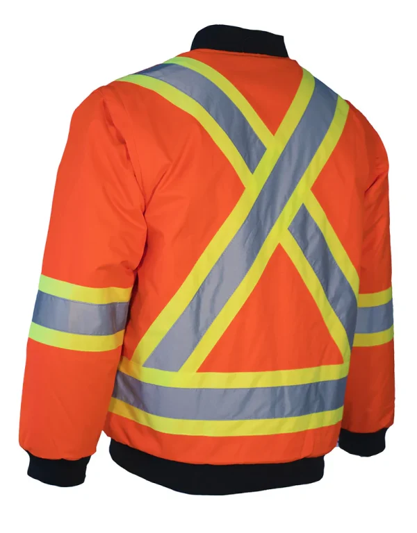 All Orange 4-in-1 Hi Vis Safety Parka - 024-EN705RAOR - Image 5