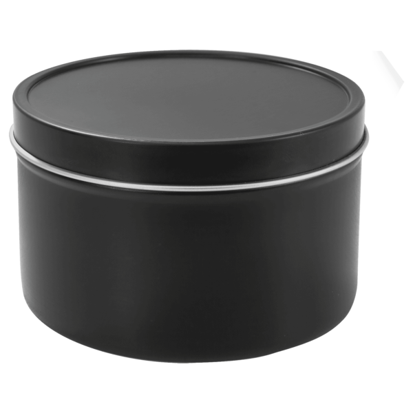 8 oz. Candle in a Black Metal Tin - Image 2