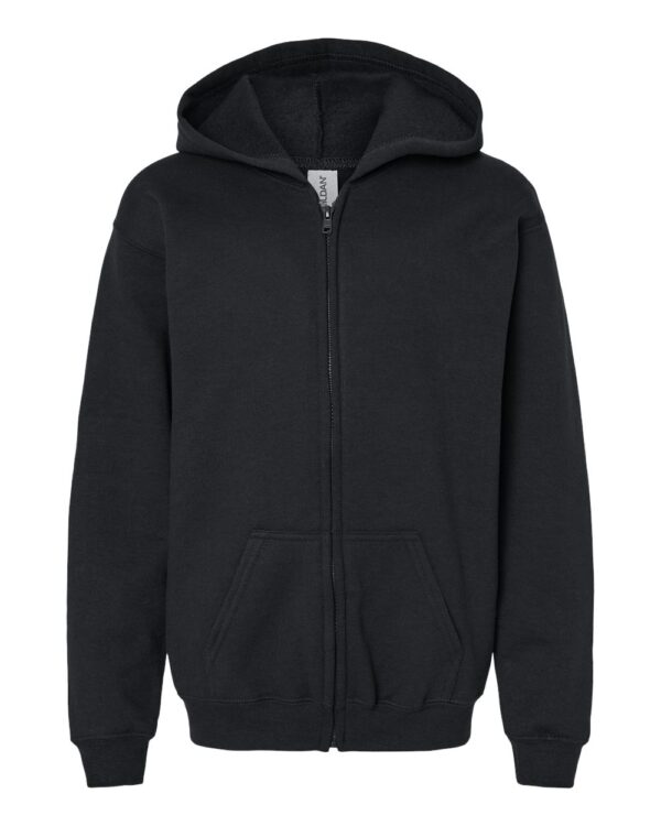 Gildan Heavy Blend Youth Full-Zip Hooded Sweatshirt - 18600B - Image 6