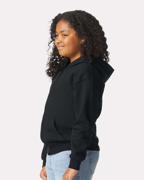 Gildan Heavy Blend Youth Full-Zip Hooded Sweatshirt - 18600B - Image 8
