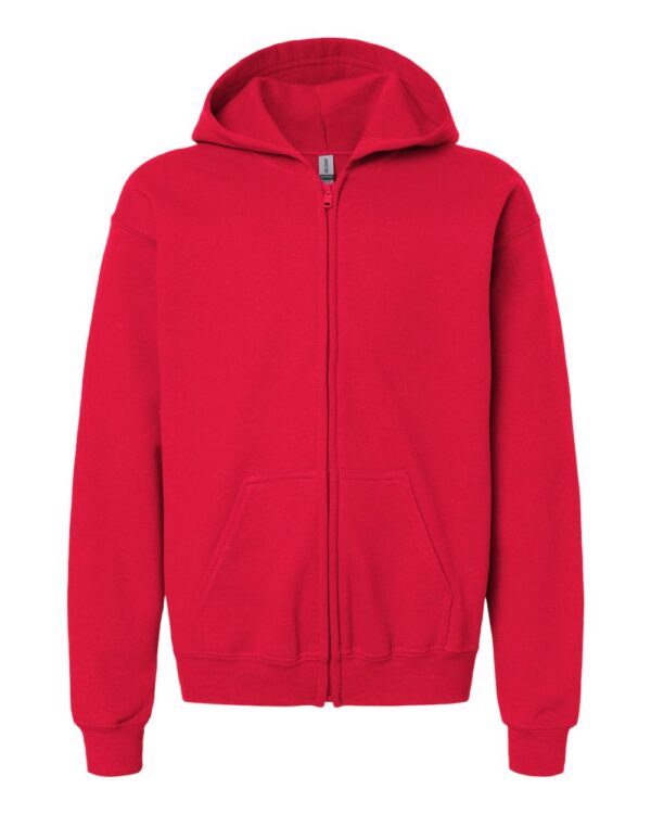 Gildan Heavy Blend Youth Full-Zip Hooded Sweatshirt - 18600B - Image 4