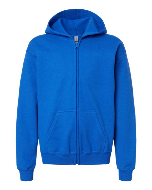 Gildan Heavy Blend Youth Full-Zip Hooded Sweatshirt - 18600B - Image 3