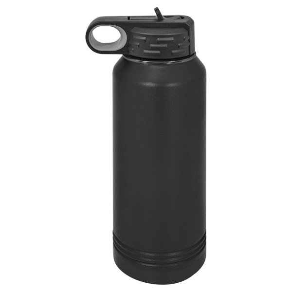 Polar Camel 32oz. Black/Ghost Black ION-Plated Water Bottle - LWB230 - Image 2