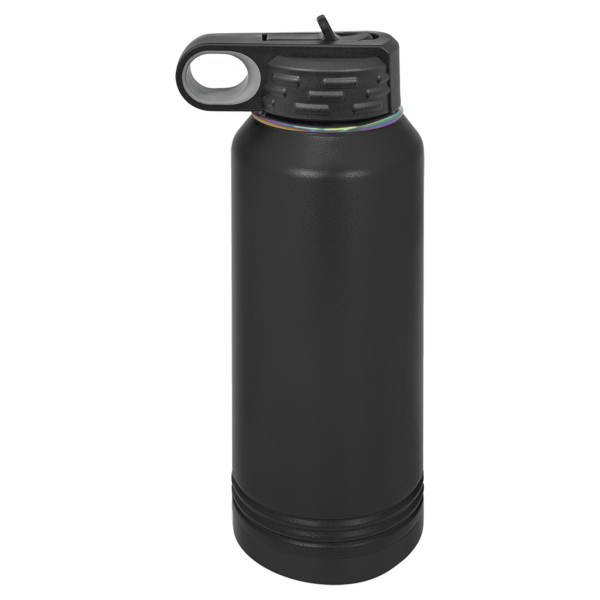 Polar Camel 32 oz. Black/Prism ION-Plated Water Bottle - LWB250 - Image 2