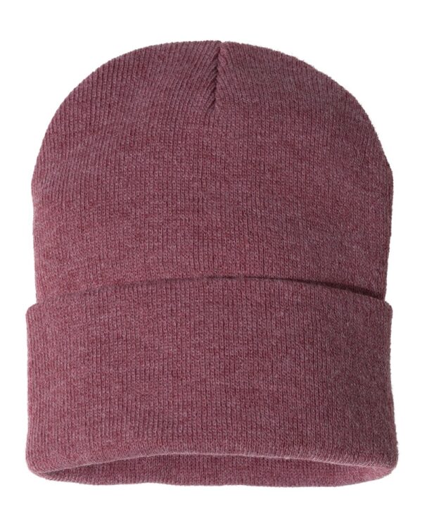 Sportsman 12" Solid Cuffed Beanie - SP12 - Image 21