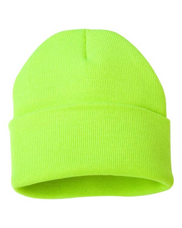 Sportsman 12" Solid Cuffed Beanie - SP12 - Image 2