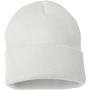 Sportsman 12" Solid Cuffed Beanie - SP12