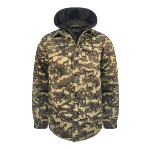 WRTK Digital Camo Quilted Hoodie Jacket - TK-1787