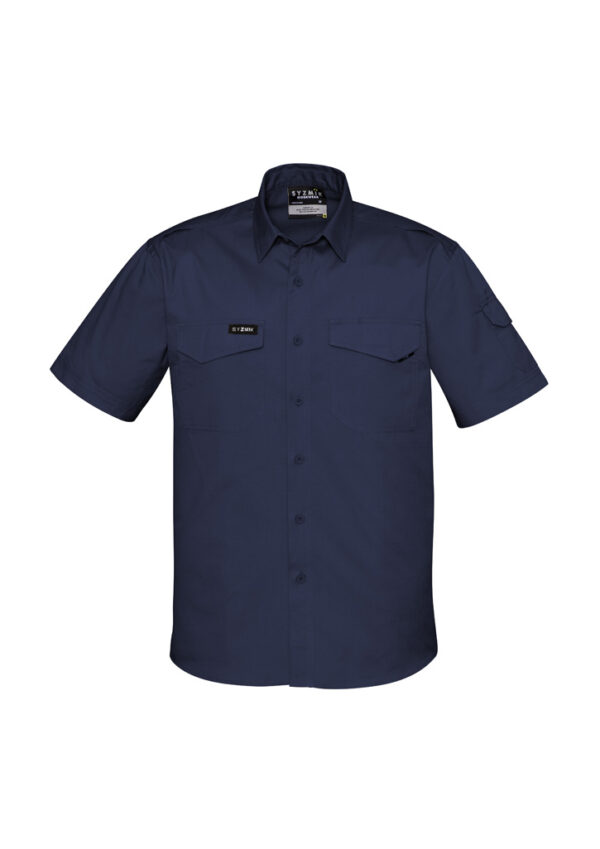 Mens Rugged Cooling Short Sleeve Shirt - ZW405 - Image 2