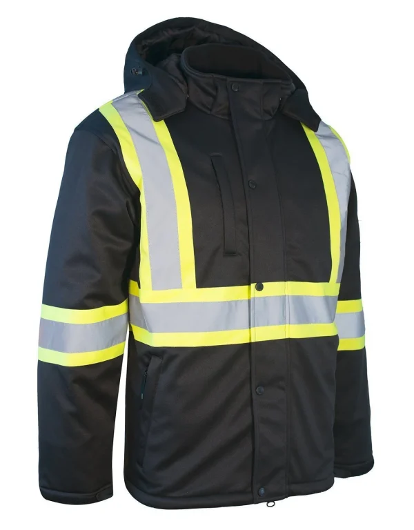 Hi Vis Winter Softshell Heated Jacket - 023-EN158HJ - Image 6