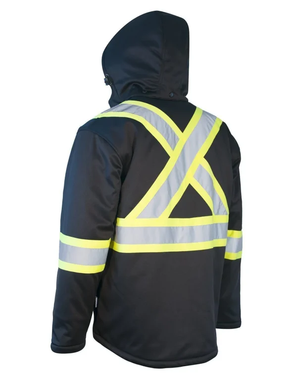 Hi Vis Winter Softshell Heated Jacket - 023-EN158HJ - Image 5