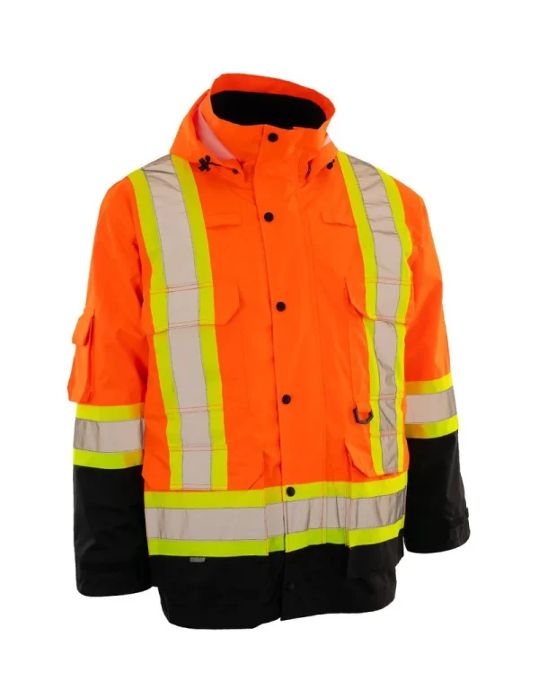 Re-Engineered 4-in-1 Hi Vis Safety Parka - 024-EN705R - Image 2