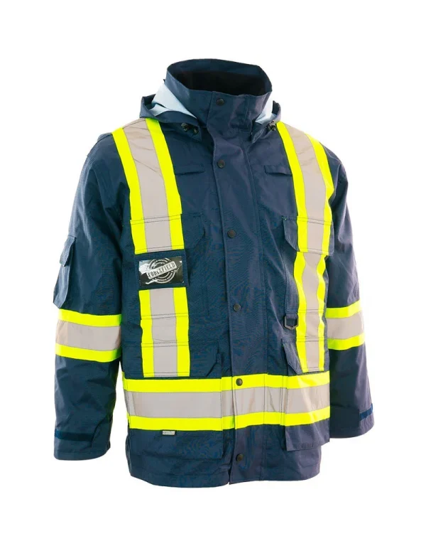 Re-Engineered 4-in-1 Hi Vis Safety Parka - 024-EN705R - Image 12