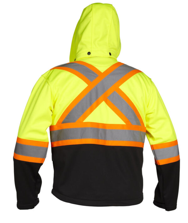 Re-Engineered Hi Vis Safety Softshell - 023-EN148 - Image 3