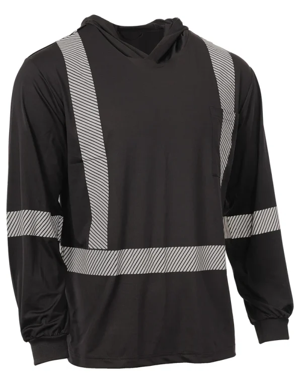 Hooded Long Sleeve Ultrasoft Technical Tee - 022-SPXCSA - Image 9