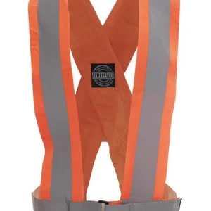 Orange CSA 4" Tricot Traffic Sash - 022-TSORCSA-OS