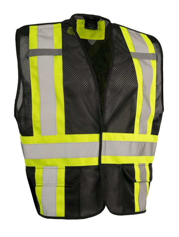 5-Point Tear-Away Mesh Traffic Vest - 022-TV9 - Image 3