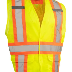 5-Point Tear-Away Mesh Traffic Vest - 022-TV9