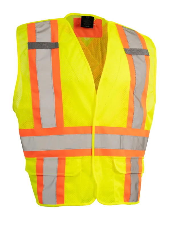 5-Point Tear-Away Mesh Traffic Vest - 022-TV9