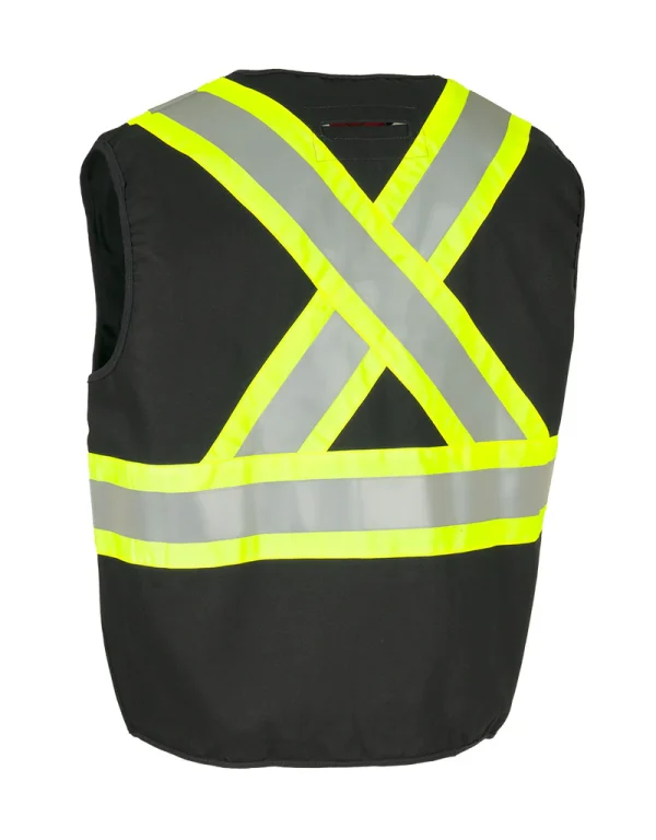 Fire Resistant (FR) Cotton Duck Hi Vis Safety Vest - 022-TVFR158 - Image 3