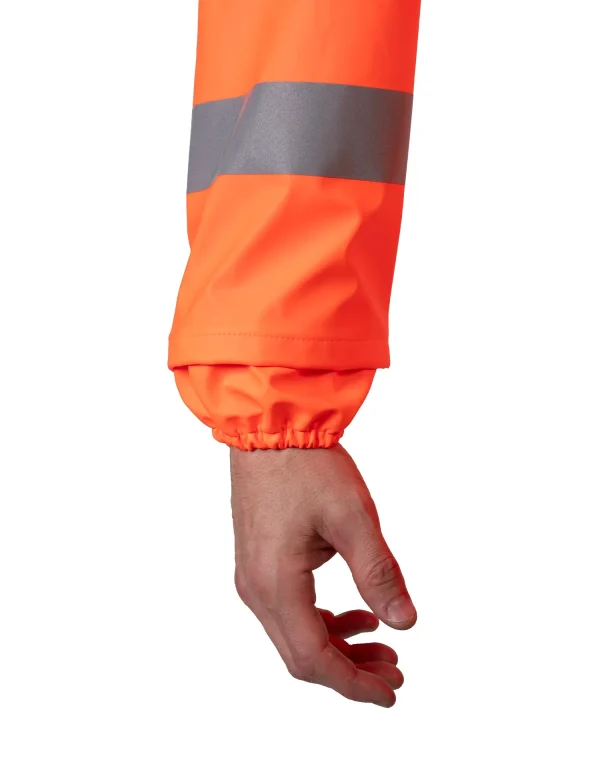 Lightweight Fire Resistant (FR) Hi-Vis Safety Rain Jacket - 023-8155 - Image 7