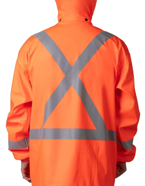 Lightweight Fire Resistant (FR) Hi-Vis Safety Rain Jacket - 023-8155 - Image 6