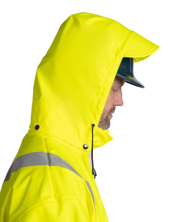 Lightweight Fire Resistant (FR) Hi-Vis Safety Rain Jacket - 023-8155 - Image 4