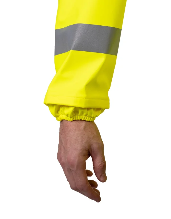 Lightweight Fire Resistant (FR) Hi-Vis Safety Rain Jacket - 023-8155 - Image 3
