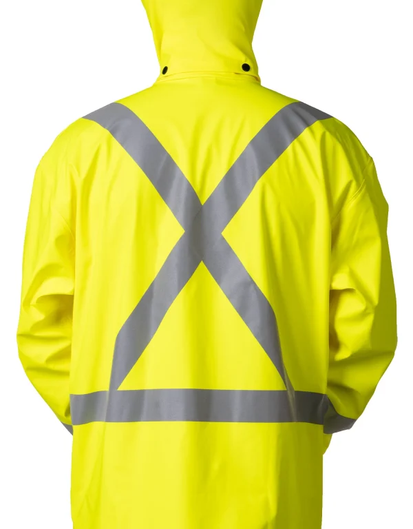 Lightweight Fire Resistant (FR) Hi-Vis Safety Rain Jacket - 023-8155 - Image 2