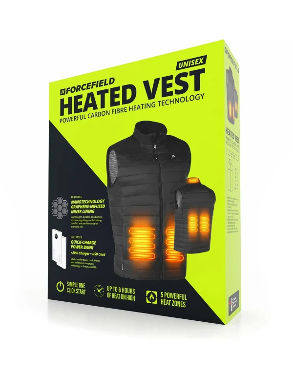 Unisex Lightweight Heated Vest with New Graphene-Infused Inner Lining (Battery Included) - 025-EN130HV - Image 4