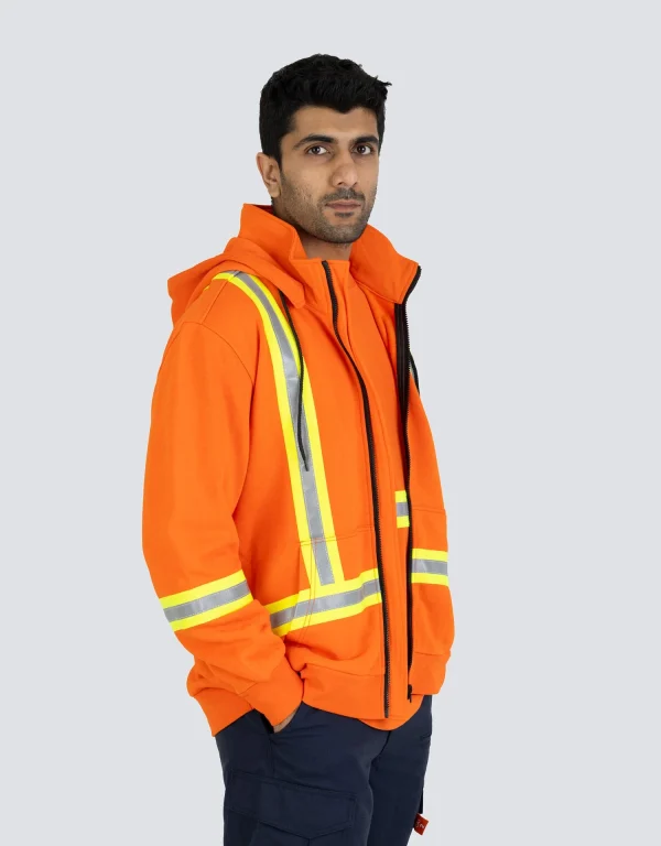 Inherent Flame-Resistant 12oz Fleece Hoodie with Detachable Hood - 024-FRICH