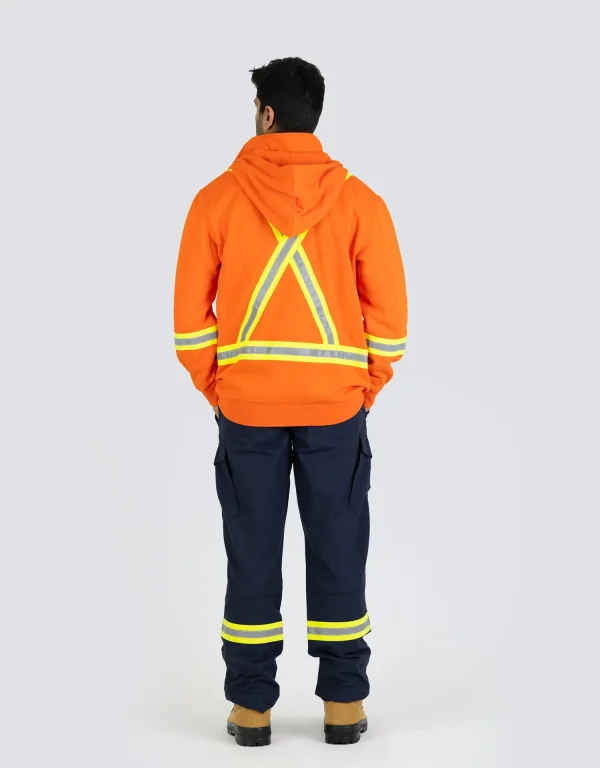 Inherent Flame-Resistant 12oz Fleece Hoodie with Detachable Hood - 024-FRICH - Image 5