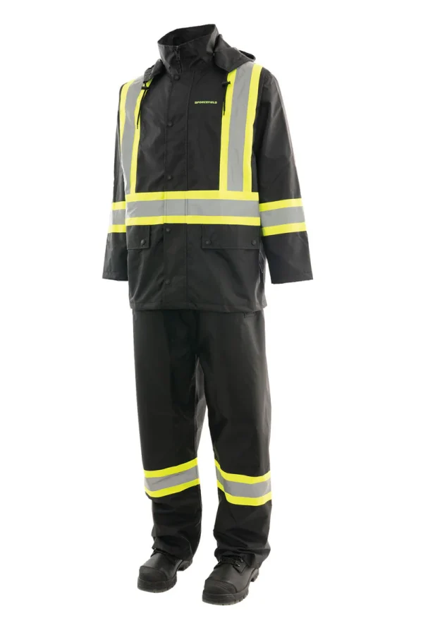 CSA 3 Piece Hi Vis Rain Suit - 023-HVRSS - Image 4