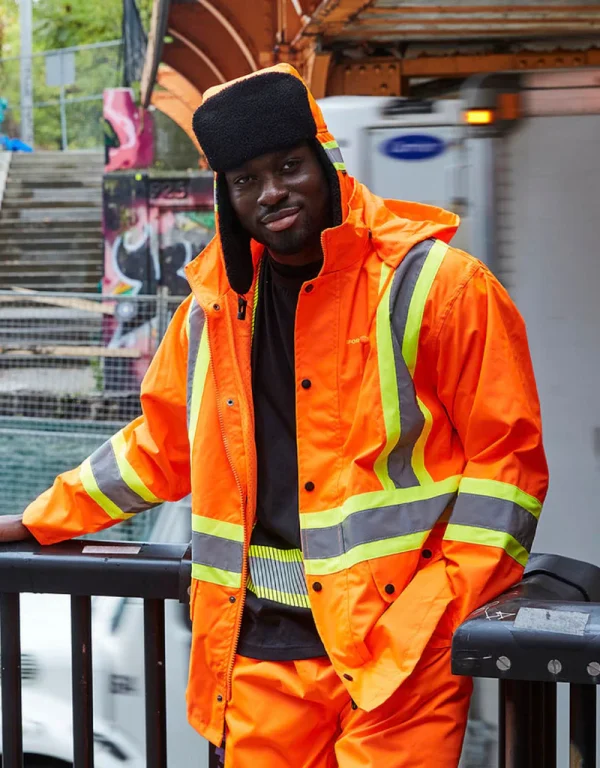 CSA 3 Piece Hi Vis Rain Suit - 023-HVRSS